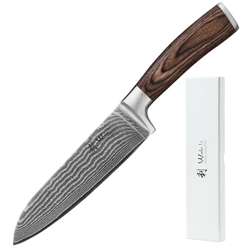 Wakoli EDIB Santoku 17 cm — 67 Schichten Damaststahl