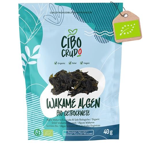 Bio-Wakame-Algen 40 g (sonnengetrocknet)