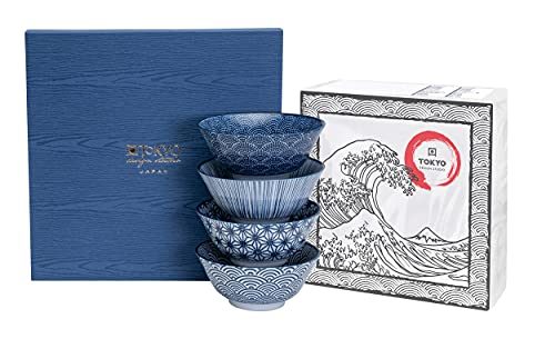 Tokyo Design Studio Nippon Blue 4er mit Geschenkbox