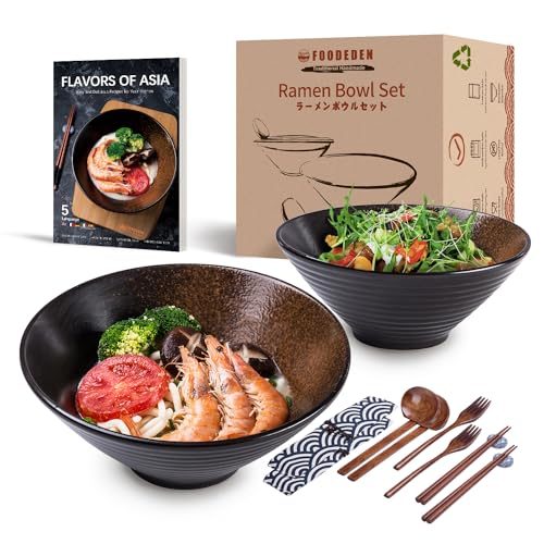 Keramik-Suppenschüssel-Set 2×1000 ml