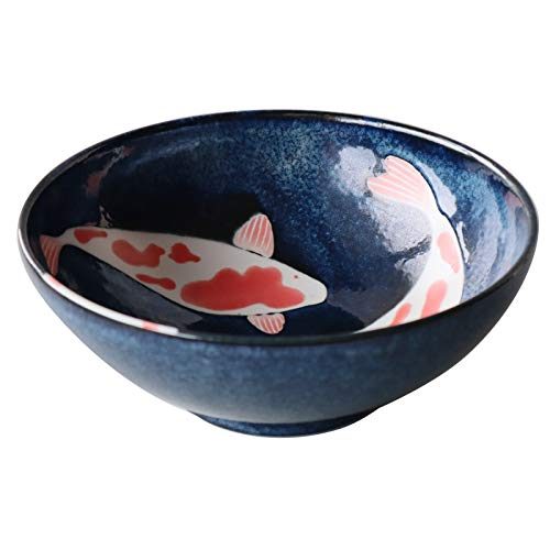 Mino-Yaki Donburi 21,5 cm – Roter Karpfen