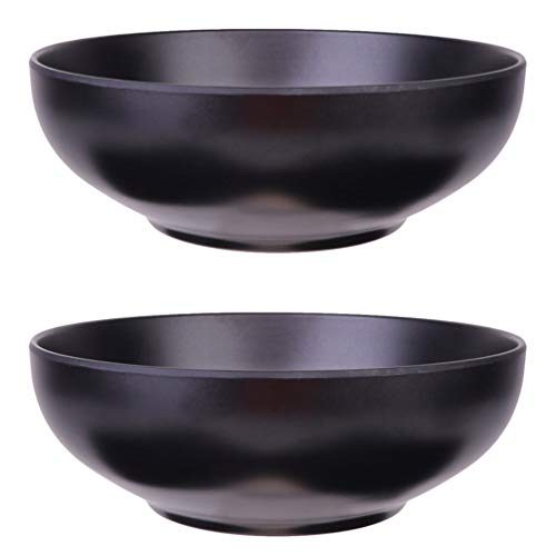 Cabilock Ramenschale Melamin 19 cm 2er Set Schwarz