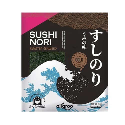 Allgroo Nori Gold — ganze Algenblätter