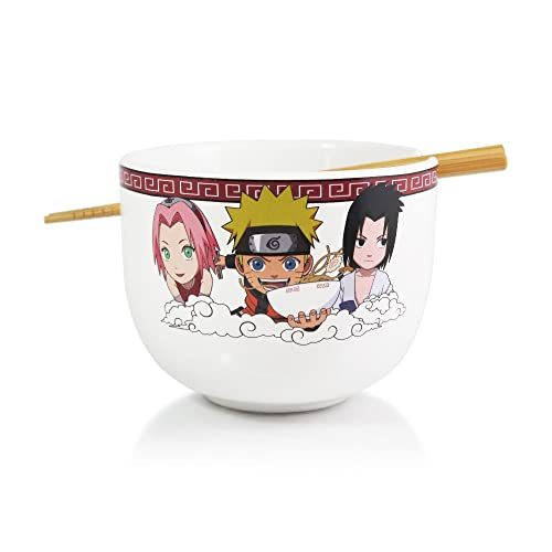 JUST FUNKY Naruto Ramen-Schale mit Essstäbchen