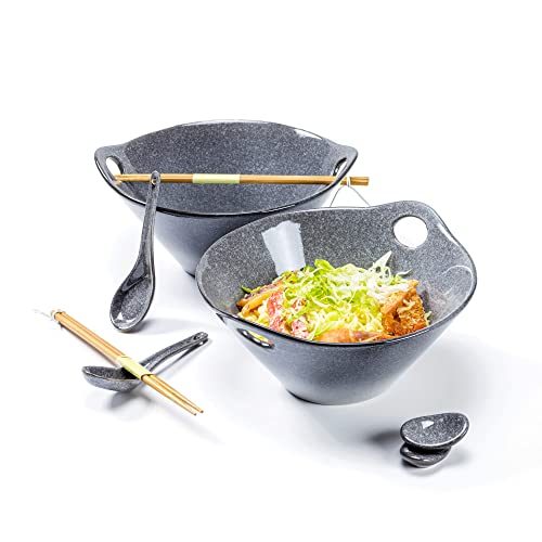 Ramen Schüssel-Set mit Löffeln und Essstäbchen