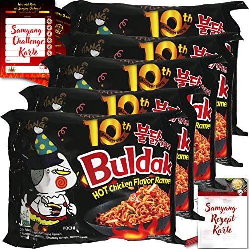 Asiafoodland Samyang Original Fire Chicken 5er Set