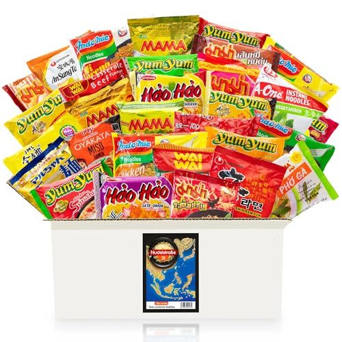 Noodle Street Box of 30 — Japan/Korea/Thailand/Vietnam
