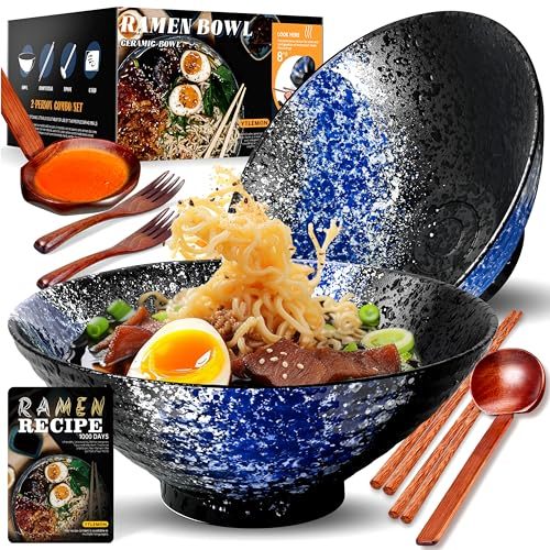 Ramen Set 2×1000 ml japanisches Porzellan